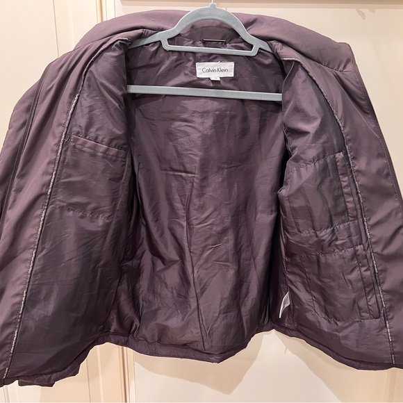 Calvin Klein Brown Puffer Ski Jacket Coat Small S - Picture 5 of 6
